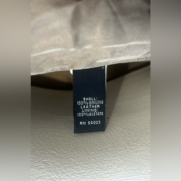 Vintage Banana Republic Camel leather utility moto jacket - Picture 14 of 14